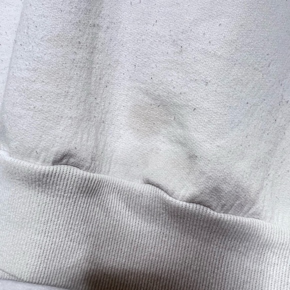 Vtge Jerzees Ocean City New Jersey White Sweatshirt L Outdoors Preppy Academia - Picture 6 of 6